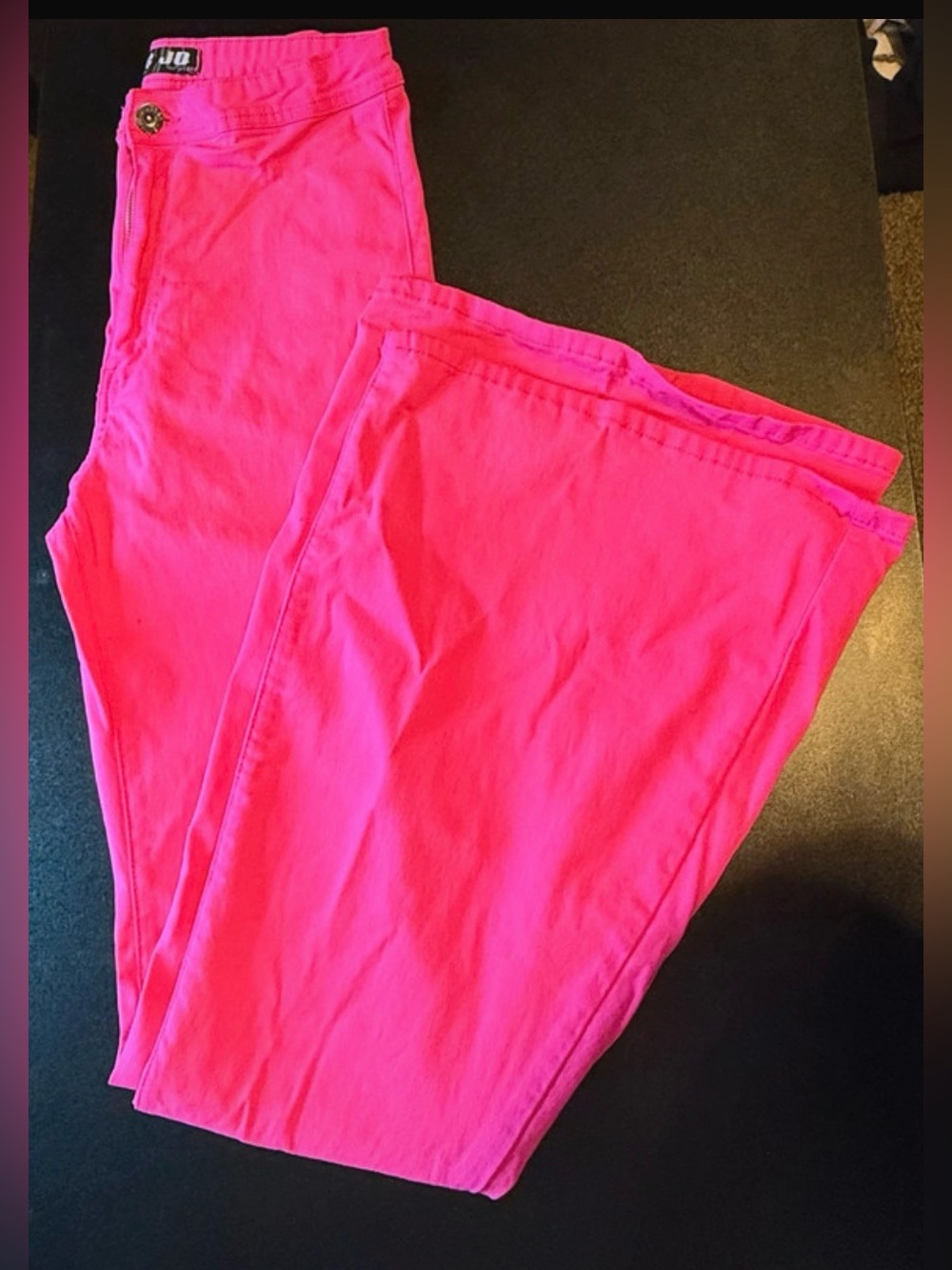 Women’s Hot Pink Flared Jeans